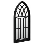 vidaXL Oglindă,negru, 70x30 cm,fier, pentru utilizare în interior vidaXL Oglindă,negru, 70x30 cm,fier, pentru utilizare în interior
