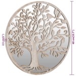 vidaXL Oglindă rotundă,nisip,40x2,5 cm,fier, utilizare în interior vidaXL Oglindă rotundă,nisip,40x2,5 cm,fier, utilizare în interior