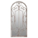 vidaXL Oglindă,nisip, 100x45 cm,fier, pentru utilizare în interior vidaXL Oglindă,nisip, 100x45 cm,fier, pentru utilizare în interior