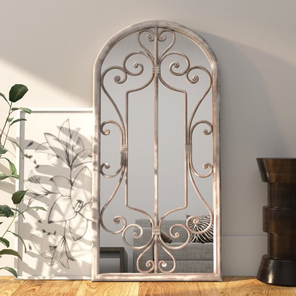 vidaXL Oglindă,nisip, 100x45 cm,fier, pentru utilizare în interior