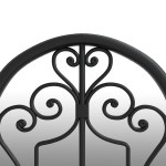 vidaXL Oglindă,negru, 70x30 cm,fier, pentru utilizare în interior vidaXL Oglindă,negru, 70x30 cm,fier, pentru utilizare în interior