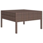 vidaXL Set mobilier de grădină cu perne, 8 piese, maro, poliratan vidaXL Set mobilier de grădină cu perne, 8 piese, maro, poliratan