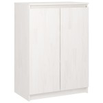 vidaXL Dulapuri laterale, 3 buc., alb, lemn masiv de pin