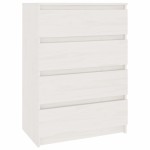 vidaXL Dulapuri laterale, 3 buc., alb, lemn masiv de pin