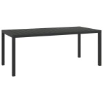 vidaXL Set mobilier grădină cu perne, 9 piese, gri, poliratan