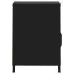 vidaXL Noptiere, 2 buc., negru, 35x35x51 cm, oțel vidaXL Noptiere, 2 buc., negru, 35x35x51 cm, oțel