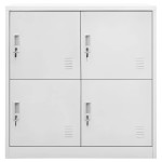 vidaXL Dulapuri vestiar, 2 buc., gri deschis, 90x45x92,5 cm, oțel vidaXL Dulapuri vestiar, 2 buc., gri deschis, 90x45x92,5 cm, oțel