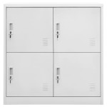 vidaXL Dulapuri vestiar 5 buc. gri deschis 90x45x92,5 cm oțel vidaXL Dulapuri vestiar 5 buc. gri deschis 90x45x92,5 cm oțel