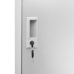 vidaXL Dulapuri vestiar 5 buc. gri deschis 90x45x92,5 cm oțel vidaXL Dulapuri vestiar 5 buc. gri deschis 90x45x92,5 cm oțel