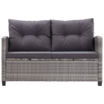 vidaXL Set mobilier grădină, 3 piese, poliratan și lemn masiv acacia vidaXL Set mobilier grădină, 3 piese, poliratan și lemn masiv acacia