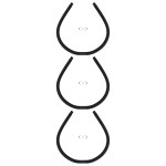 vidaXL Panouri solare de încălzire piscină, 3 buc., 110x65 cm, curbat vidaXL Panouri solare de încălzire piscină, 3 buc., 110x65 cm, curbat
