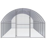 vidaXL Coteț de găini pentru exterior, 3x8x2 m, oțel zincat vidaXL Coteț de găini pentru exterior, 3x8x2 m, oțel zincat