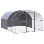 vidaXL Coteț de găini pentru exterior, 3x4x2 m, oțel zincat vidaXL Coteț de găini pentru exterior, 3x4x2 m, oțel zincat