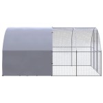 vidaXL Coteț de găini pentru exterior, 3x4x2 m, oțel zincat vidaXL Coteț de găini pentru exterior, 3x4x2 m, oțel zincat