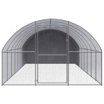 vidaXL Coteț de găini pentru exterior, 3x8x2 m, oțel zincat vidaXL Coteț de găini pentru exterior, 3x8x2 m, oțel zincat