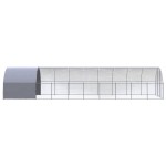 vidaXL Coteț de găini pentru exterior, 3x10x2 m, oțel zincat vidaXL Coteț de găini pentru exterior, 3x10x2 m, oțel zincat