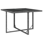 vidaXL Set mobilier grădină cu perne, 9 piese, gri, poliratan vidaXL Set mobilier grădină cu perne, 9 piese, gri, poliratan