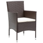 vidaXL Set mobilier de grădină, 11 piese, maro, poliratan vidaXL Set mobilier de grădină, 11 piese, maro, poliratan