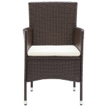vidaXL Set mobilier de grădină, 11 piese, maro, poliratan vidaXL Set mobilier de grădină, 11 piese, maro, poliratan