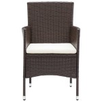 vidaXL Set mobilier de grădină, 11 piese, maro, poliratan vidaXL Set mobilier de grădină, 11 piese, maro, poliratan