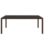 vidaXL Set mobilier de grădină, 11 piese, maro, poliratan vidaXL Set mobilier de grădină, 11 piese, maro, poliratan