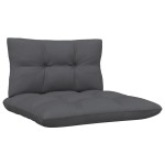 vidaXL Set mobilier grădină cu perne antracit, 5 piese, lemn de pin vidaXL Set mobilier grădină cu perne antracit, 5 piese, lemn de pin