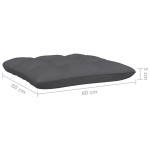 vidaXL Set mobilier grădină cu perne, 4 piese, lemn masiv de pin