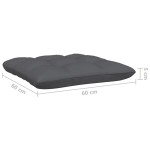 vidaXL Set mobilier grădină cu perne, 4 piese, lemn masiv de pin