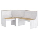 vidaXL Set mobilier bucătărie „REINE”, 3piese, maro miere&alb lemn pin vidaXL Set mobilier bucătărie „REINE”, 3piese, maro miere&alb lemn pin