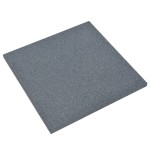 vidaXL Plăci de protecție la cădere 18 buc, gri, 50x50x3 cm, cauciuc
