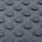 vidaXL Plăci de protecție la cădere 18 buc, gri, 50x50x3 cm, cauciuc