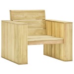 vidaXL Set mobilier de grădină, 4 piese, lemn de pin tratat vidaXL Set mobilier de grădină, 4 piese, lemn de pin tratat