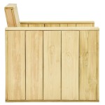 vidaXL Set mobilier de grădină, 4 piese, lemn de pin tratat vidaXL Set mobilier de grădină, 4 piese, lemn de pin tratat