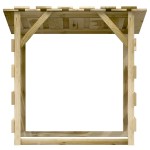 vidaXL Pergole cu acoperiș, 2 buc., 100x90x100 cm, lemn de pin tratat vidaXL Pergole cu acoperiș, 2 buc., 100x90x100 cm, lemn de pin tratat