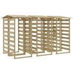 vidaXL Pergole cu acoperiș, 6 buc., 100x90x200 cm, lemn de pin tratat vidaXL Pergole cu acoperiș, 6 buc., 100x90x200 cm, lemn de pin tratat