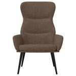 vidaXL Scaun de relaxare cu taburet, gri taupe, textil vidaXL Scaun de relaxare cu taburet, gri taupe, textil