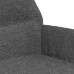 vidaXL Scaun de relaxare cu taburet, gri deschis, material textil vidaXL Scaun de relaxare cu taburet, gri deschis, material textil