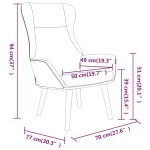 vidaXL Scaun de relaxare cu taburet, gri deschis, textil vidaXL Scaun de relaxare cu taburet, gri deschis, textil