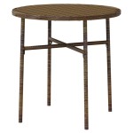 vidaXL Set mobilier de grădină, 3 piese, maro, poliratan vidaXL Set mobilier de grădină, 3 piese, maro, poliratan