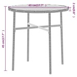vidaXL Set mobilier de grădină, 3 piese, poliratan vidaXL Set mobilier de grădină, 3 piese, poliratan