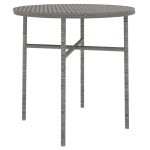 vidaXL Set mobilier de grădină, 3 piese, gri, poliratan vidaXL Set mobilier de grădină, 3 piese, gri, poliratan