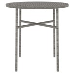 vidaXL Set mobilier de grădină, 3 piese, gri, poliratan vidaXL Set mobilier de grădină, 3 piese, gri, poliratan