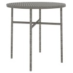 vidaXL Set mobilier de grădină, 3 piese, gri, poliratan vidaXL Set mobilier de grădină, 3 piese, gri, poliratan