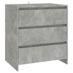 vidaXL Servante, 2 piese, gri beton, lemn prelucrat vidaXL Servante, 2 piese, gri beton, lemn prelucrat