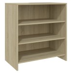 vidaXL Servantă, stejar Sonoma, 2 piese, lemn prelucrat vidaXL Servantă, stejar Sonoma, 2 piese, lemn prelucrat