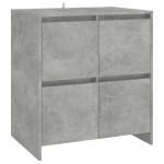 vidaXL Servantă, 2 piese, gri beton, lemn prelucrat vidaXL Servantă, 2 piese, gri beton, lemn prelucrat