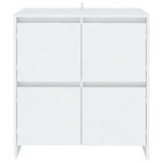 vidaXL Servante, 2 buc., alb, 70x41x75 cm, lemn prelucrat