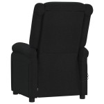 vidaXL Fotoliu de masaj electric rabatabil, negru, textil vidaXL Fotoliu de masaj electric rabatabil, negru, textil