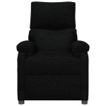 vidaXL Fotoliu de masaj electric rabatabil, negru, textil vidaXL Fotoliu de masaj electric rabatabil, negru, textil