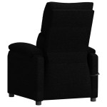 vidaXL Fotoliu de masaj electric rabatabil, negru, textil vidaXL Fotoliu de masaj electric rabatabil, negru, textil